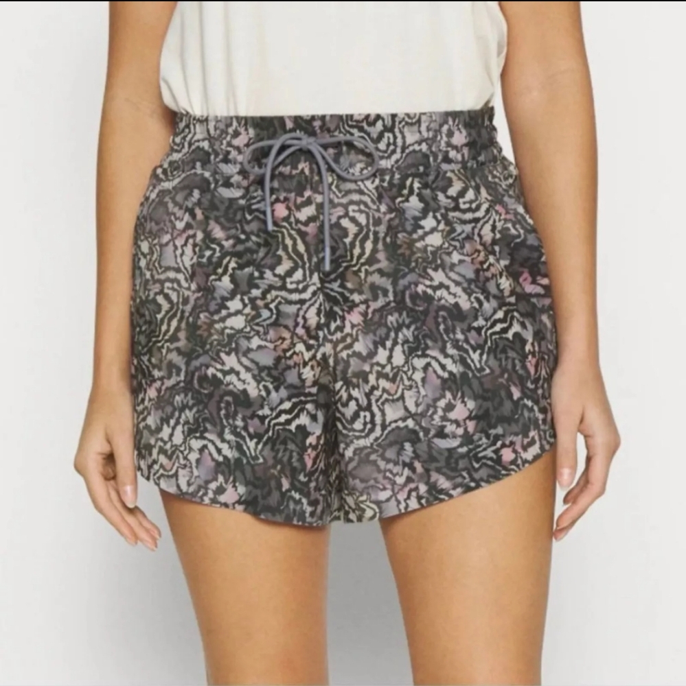ATHLETA | Women's Multicolor High-Waisted Drawstring Crossroads Running Shorts